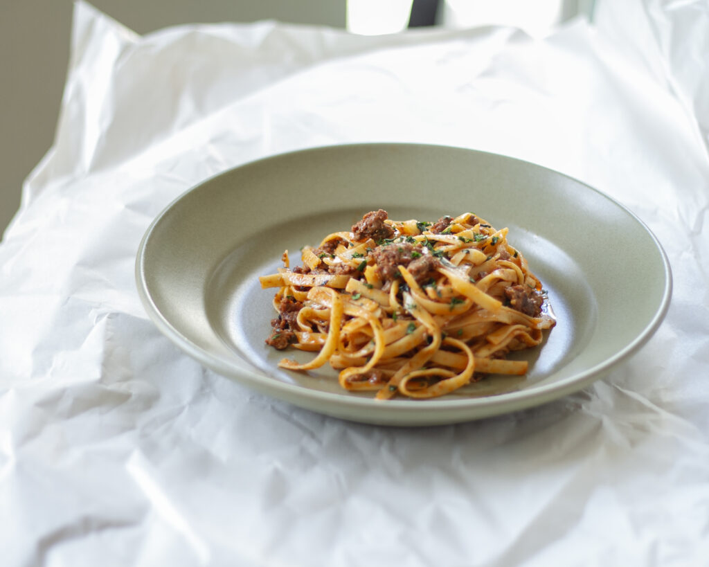Fennel sausage with linguine