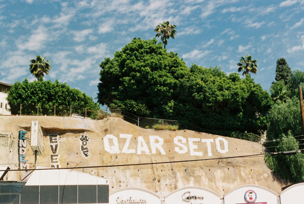 QZAR, SETO, graffiti, Sunset Blvd, Los Angeles
